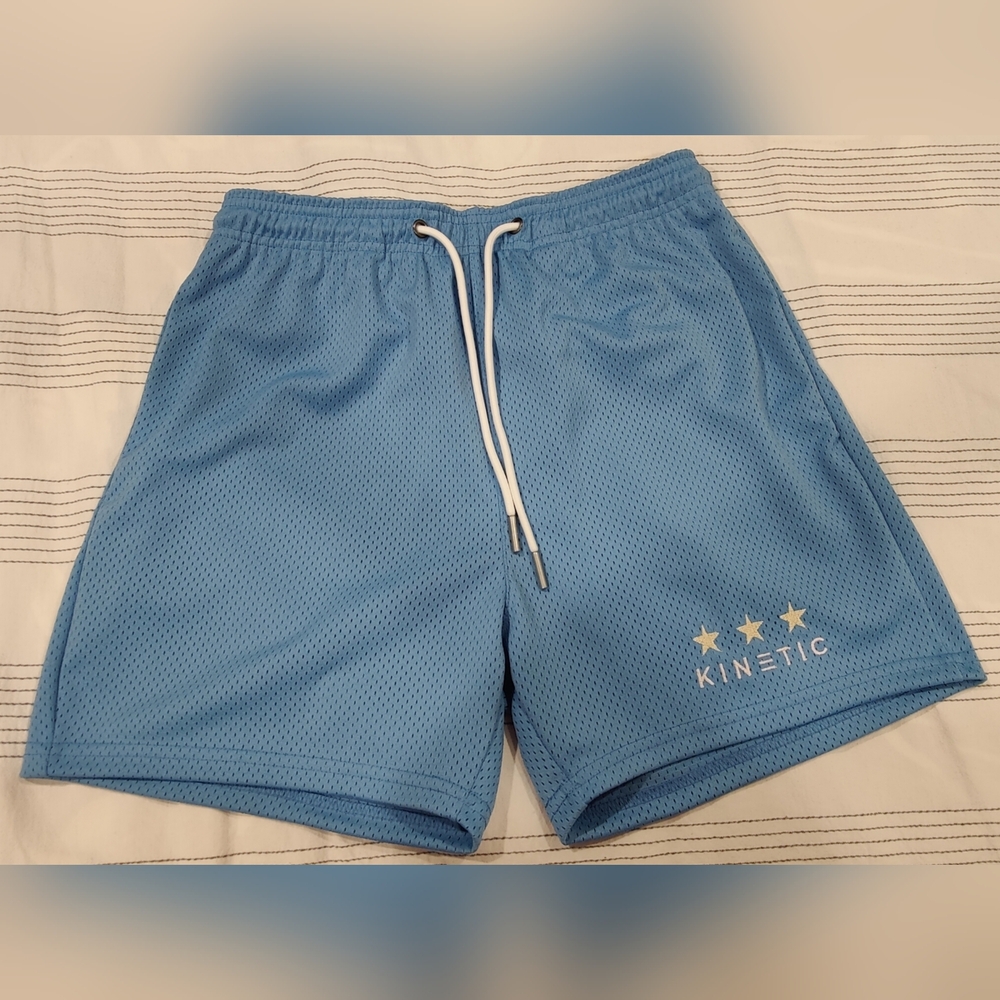 Kinetic Kings - Carolina Light Blue Fundamental Shorts - Size Small
